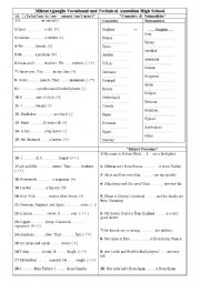 English Worksheet: to be-countries-numbers