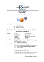 English Worksheet: SocialStudies_Lesson 1_Introductions_and_Greetings 