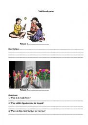 English Worksheet: Folk games in Vietnam