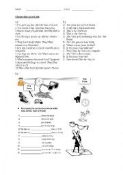 English Worksheet: TO BE and HAVE GOT