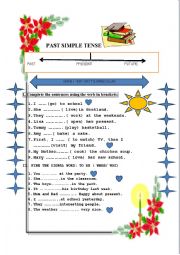 past simple tense worksheets