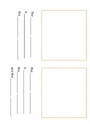 English Worksheet: Where are the Shapes? Book Template