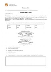 English Worksheet: Music on our life