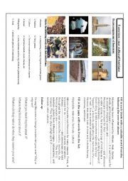 English Worksheet: our cultural heritage