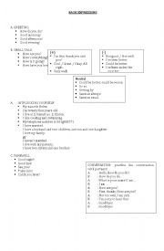 English Worksheet: Basic Expressions