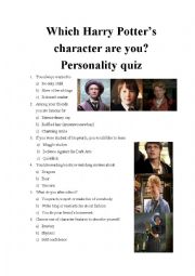 Which Harry Potters character are you? Personality quiz 14