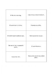 English Worksheet: 2nd conditional cards for speaking