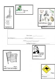 English Worksheet: cover page