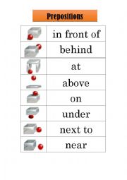 English Worksheet: Prepositions