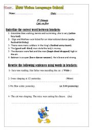 English Worksheet: English World