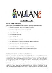 Mulan Activity Guide