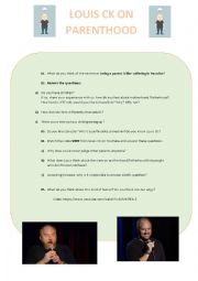 English Worksheet: WHY - Louis CK on parenthood