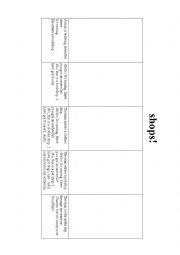 English Worksheet: Shops!