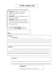 English Worksheet: HOW TO WRITE A LETTER