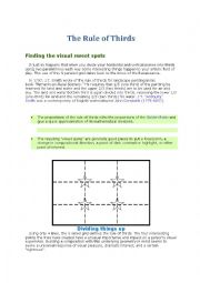 English Worksheet: R4ule Of Thirds