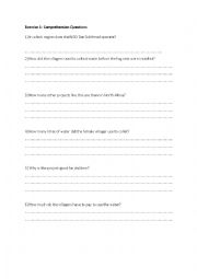 English Worksheet: Worksheet for a video about a Moroccan NGO - Upper Intermediate