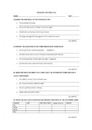 English Worksheet: test 