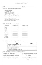 English Worksheet: English and Science Quizzes