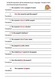 English Worksheet: Future Simple 