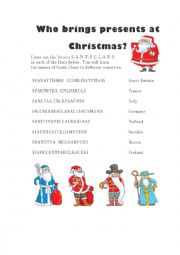 Santa Claus in different countries