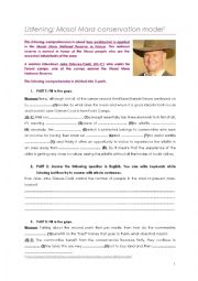 English Worksheet: Ecotourism: Masai Mara Conservation Model