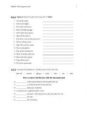 English Worksheet: Read the instructions