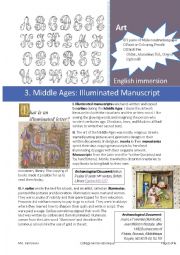 Art History: 3. Middle Ages and Illuminated Manuscripts