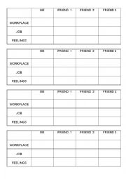 English Worksheet: Interchange Intro - Chart Unit 8