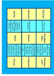 Art Vocabulary for IELTS Advanced- C1 Miniflashcards 2/14