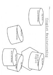 Poetry- Write a Couplet Brainstorm and Organizer