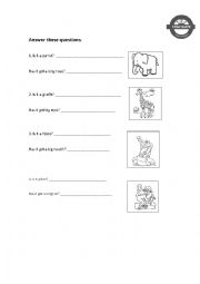 English Worksheet: Has