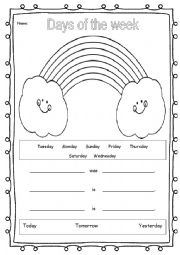 The rainbow worksheets