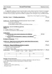 English Worksheet: going to form 