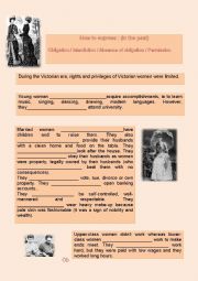 Women in the Victorian era : obligation, interdiction and permission