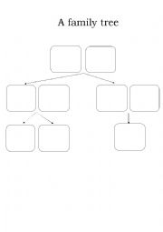 a family tree - ESL worksheet by jul_safarova