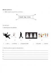 English Worksheet: Song Send my love - by Adele