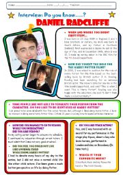 Interview to Daniel Radcliffe