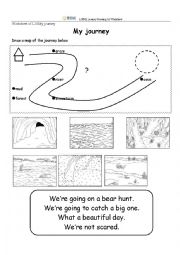 we are going on a bear hunt worksheet