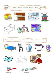 English Worksheet: my house