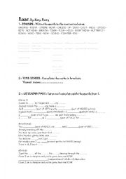 English Worksheet: Song ROAR by Katy Perry