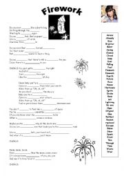 English Worksheet: Firework