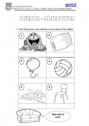 English Worksheet: SCIENCE ADJECTIVES