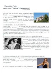 English Worksheet: Chateau Marmont Mixed Grammar/ Tenses/ Use of English 2 pages