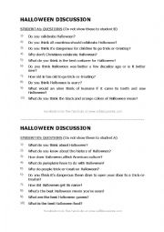 English Worksheet: halowen
