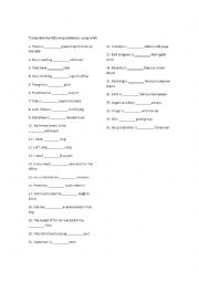 English Worksheet: A-AN Practice Workshop