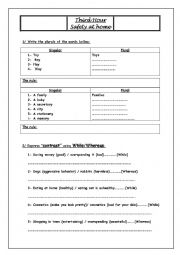 English Worksheet: Safety at home - Group Session- 9th Grade