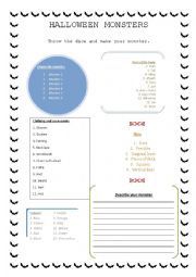 Halloween worksheet