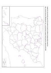 English Worksheet: Spanish provinces