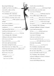 English Worksheet: This is halloween