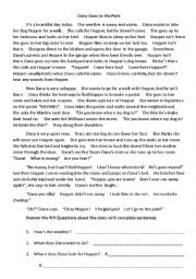 WH Questions Reading Comprehension - ESL worksheet by leaponover